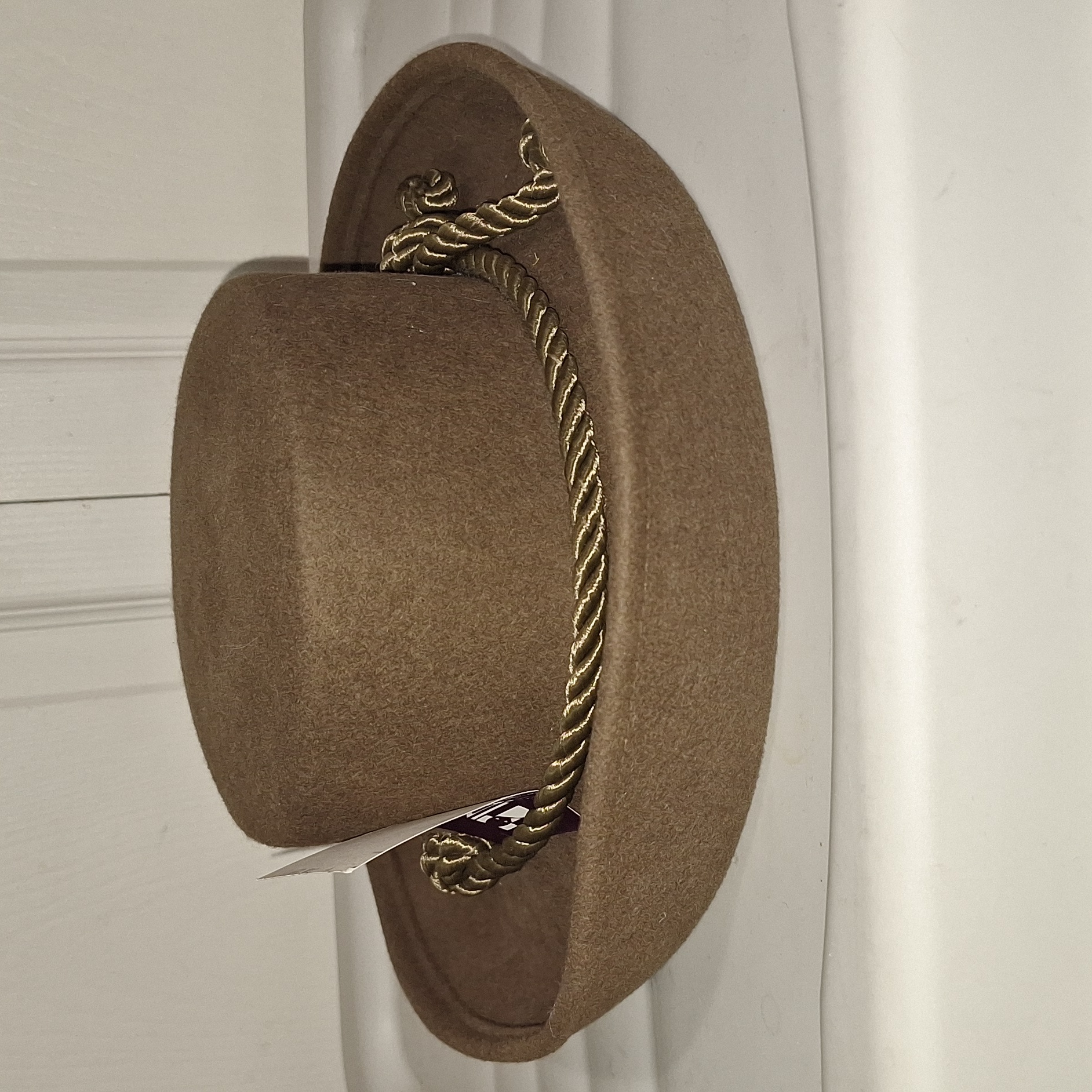 Vintage Tina Too Wool Bolero Hat  Brown